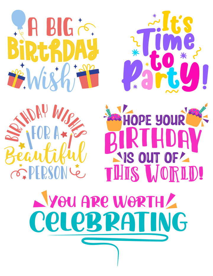 Birthday Phrases – Cards For Cubs